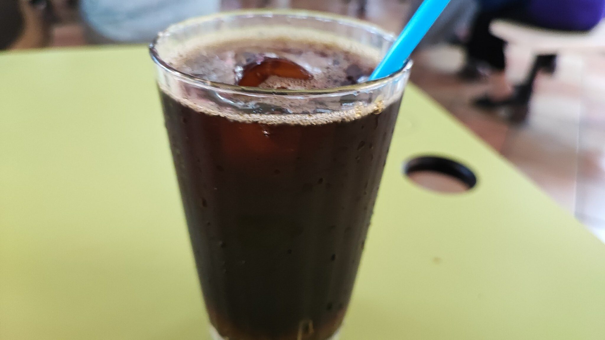 Grass jelly drink