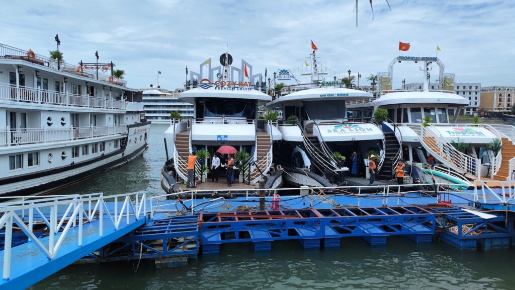 Photo of three boats.